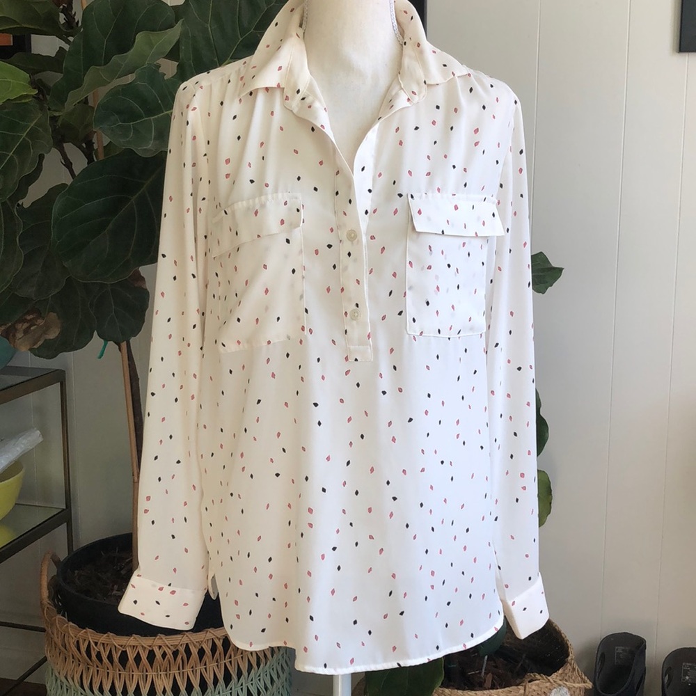 Ann Taylor POP Over Blouse